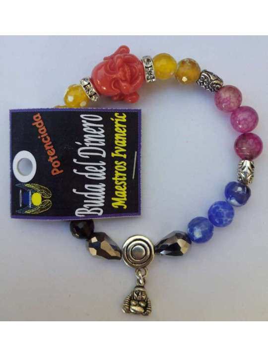 Pulsera Artesanal de Propósito Buda del Dinero