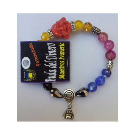 Pulsera Artesanal de Propósito Buda del Dinero
