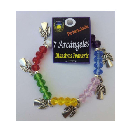 Pulsera Artesanal de Propósito 7 Arcángeles