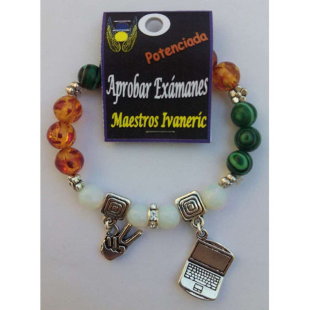 Pulsera Artesanal de Propósito Aprobar Exámenes