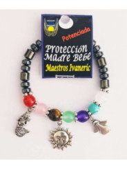 Pulsera Artesanal de Propósito Protección Madre y Bebe