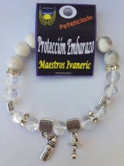 Pulsera Artesanal de Propósito Protección del Emabarazo