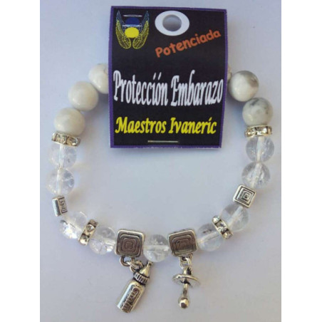 Pulsera Artesanal de Propósito Protección del Emabarazo