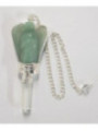 Péndulo Ángel Mineral Fluorita Verde con Punta de Cuarzo 5,5 a 6,5cm