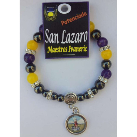 Pulsera Artesanal Mística San Lazaro