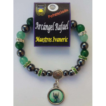 Pulsera Artesanal Mística Arcángel Rafael
