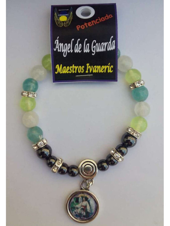Pulsera Artesanal Mística Ángel de la Guarda