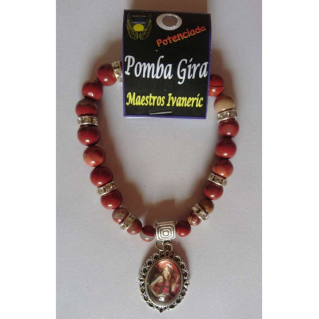 Pulsera Artesanal Mística Pomba Gira