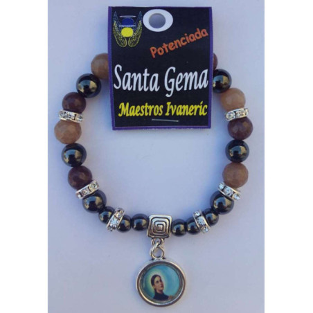 Pulsera Artesanal Mística Santa Gema
