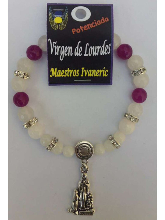 Pulsera Artesanal Mística Virgen de Lourdes