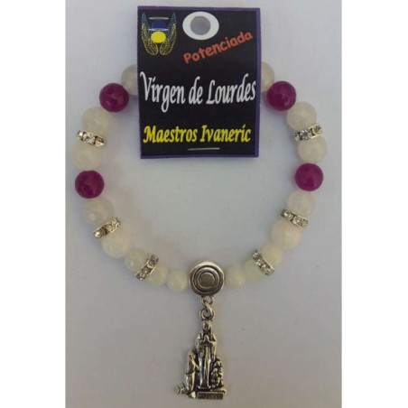 Pulsera Artesanal Mística Virgen de Lourdes