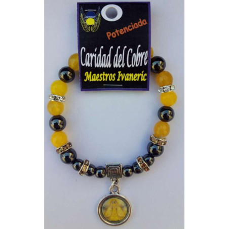 Pulsera Artesanal Mística de la Virgen Caridad del Cobre