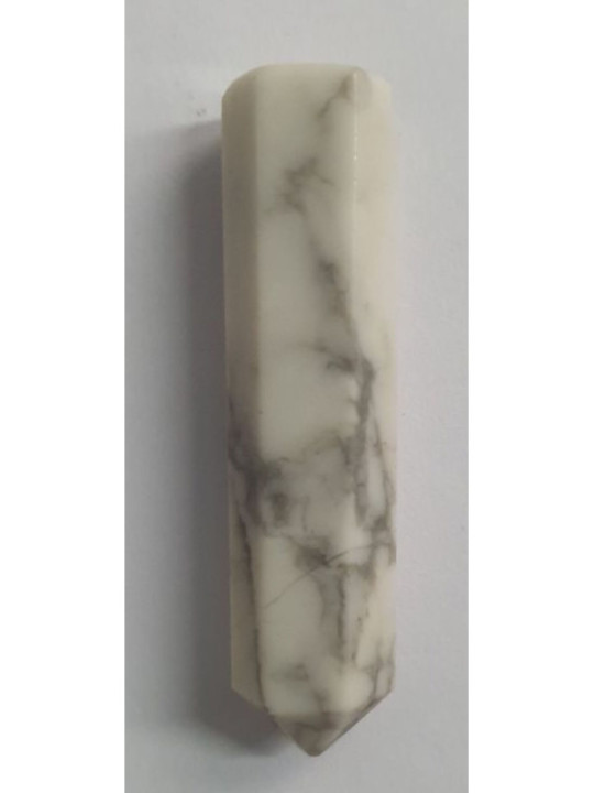 Punta Mineral Bideterminada Howlite 2-3cm