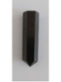 Punta Mineral Bideterminada Obsidiana Negra 2-3cm