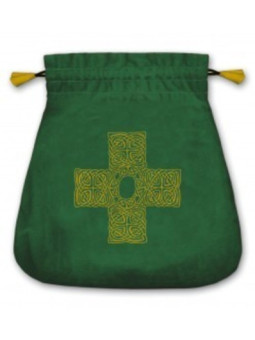 Bolsa Guarda Tarot Cruz Celta. 20cm X 20cm