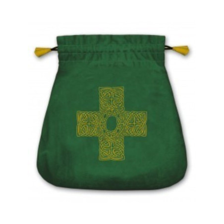 Bolsa Guarda Tarot Cruz Celta. 20cm X 20cm