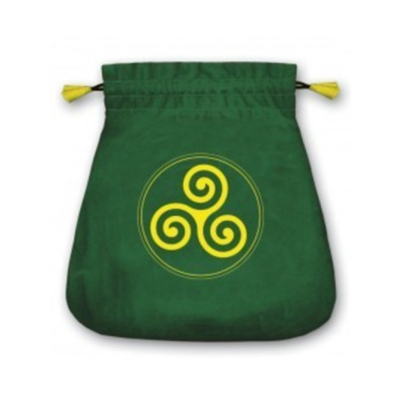 Bolsa Guarda Tarot Triskell. 20cm X 20cm