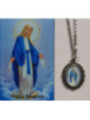 Medalla Esmaltada Virgen Milagrosa 14mm con Estampa