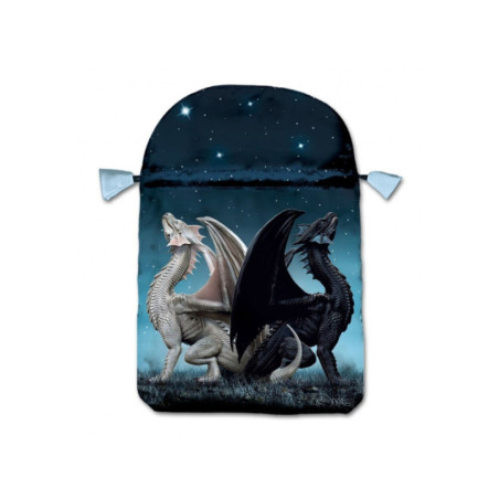 Bolsa Guarda Tarot Dragones. 16cm X 22.5cm
