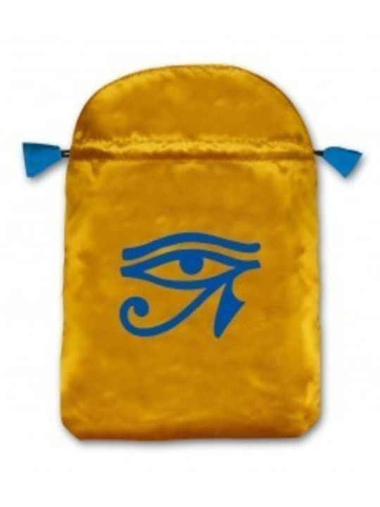 Bolsa Guarda Tarot Ojo de Horus. 16cm X 22.5cm