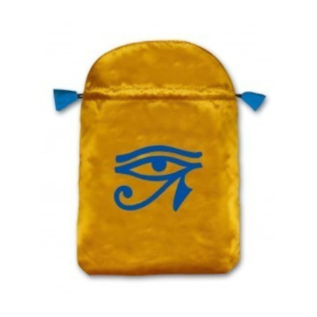 Bolsa Guarda Tarot Ojo de Horus. 16cm X 22.5cm