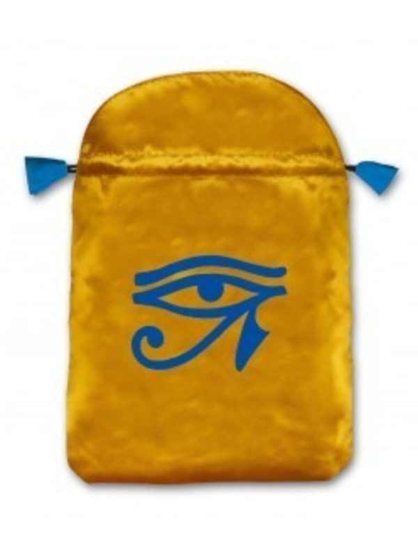 Bolsa Guarda Tarot Ojo de Horus. 16cm X 22.5cm