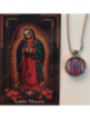 Medalla Esmaltada Santa Muerte 14mm con Estampa