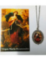 Medalla Esmaltada Virgen Desatanudos 14 mm Con Estampa