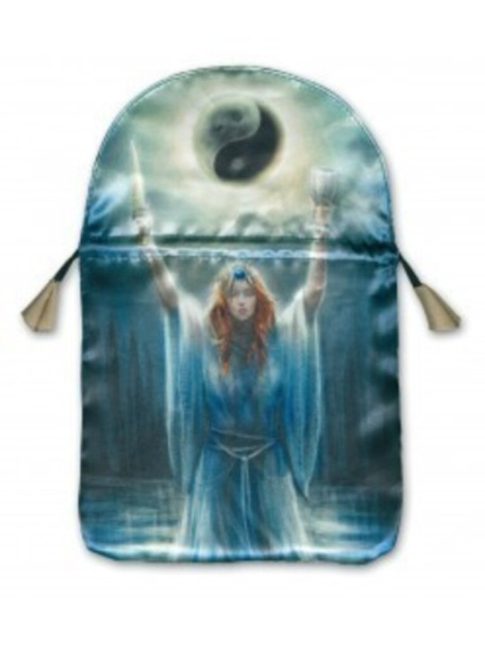 Bolsa Guarda Tarot Sacerdotisa Sagrada. 16cm X 22.5cm