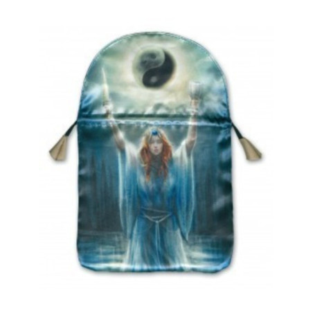 Bolsa Guarda Tarot Sacerdotisa Sagrada. 16cm X 22.5cm