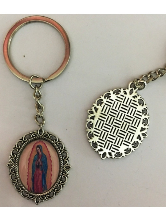 Llavero Esmaltado Virgen Guadalupe 45 x 30mm