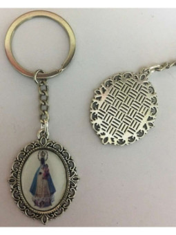 Llavero Esmaltado Virgen de Regla 45 x 30mm