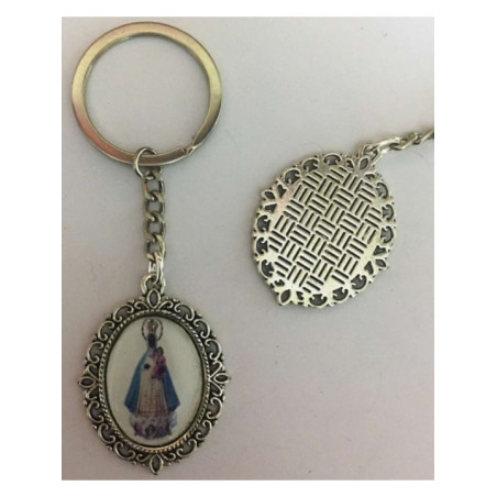 Llavero Esmaltado Virgen de Regla 45 x 30mm