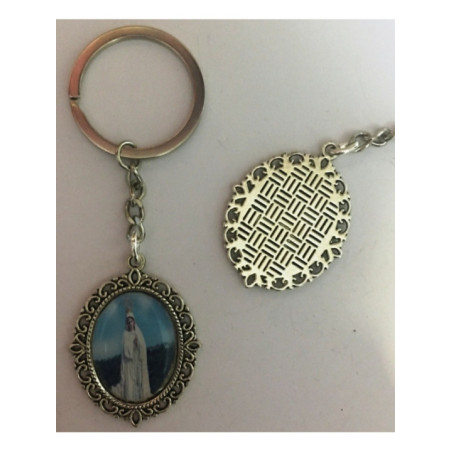Llavero Esmaltado Virgen de Fatima 45 x 30mm