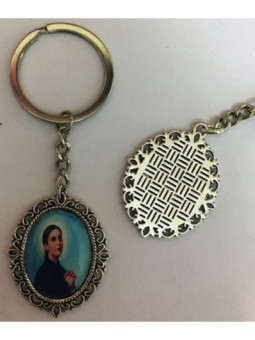 Llavero Esmaltado Santa Gema 45 x 30mm