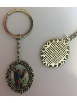 Llavero Esmaltado San Miguel 45 x 30mm