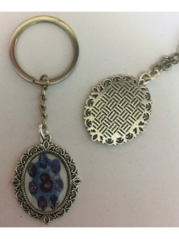 Llavero Esmaltado 7 Potencias 45 x 30mm