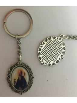 Llavero Esmaltado San Benito 45 x 30mm