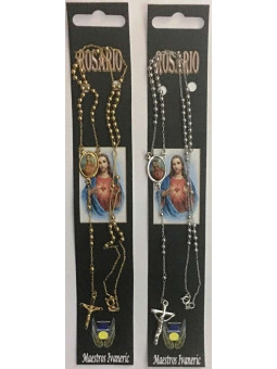 Rosario Baño Dorado, Cruz y Sagrado Corazón