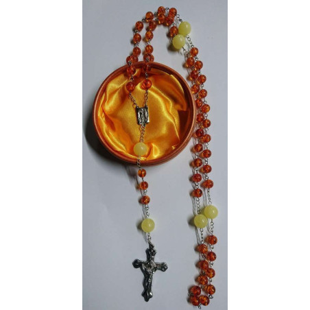 Rosario Nuestra Señora de Lourdes, Resina Natural de Árbol