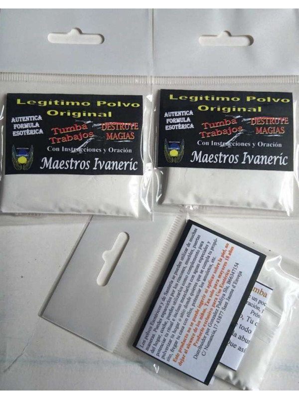 Tumba Trabajos con Instrucciones y Oración