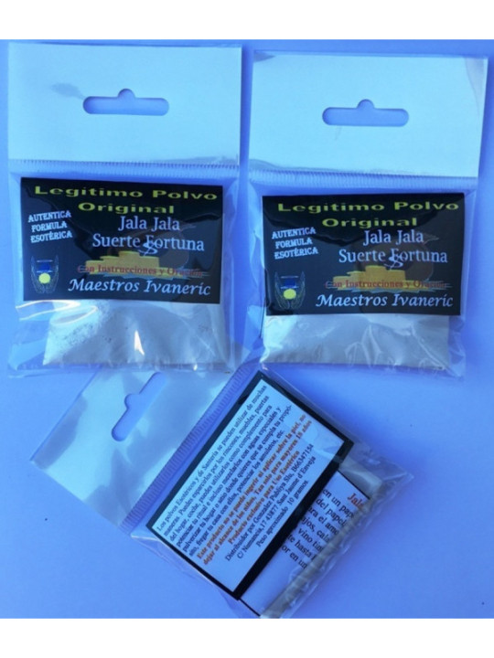 Jala Jala, Suerte y Fortuna con Instrucciones y Oración