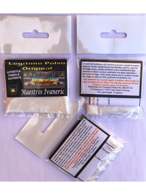 7 Potencias, Protección, con Instrucciones y Oración