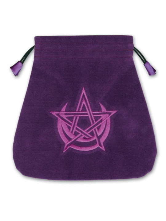 Bolsa Guarda Tarot Wicca. 15cm X 23cm