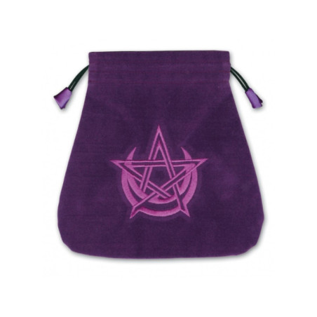 Bolsa Guarda Tarot Wicca. 15cm X 23cm