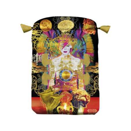 Bolsa Guarda Tarot Starman. 16cm X 22,5cm