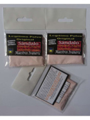 Polvo Sándalo con Instrucciones y Oración, Atraer suerte, Protección y Fortuna