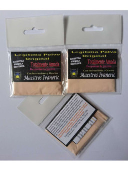 Polvos Totalmente Amada con instrucciones y Oración