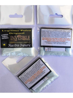 Polvo Invisible, Pasar Desapercibido, con instrucciones