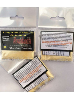 Polvo Esotérico Ritualizado Abundancia con instrucciones y oración